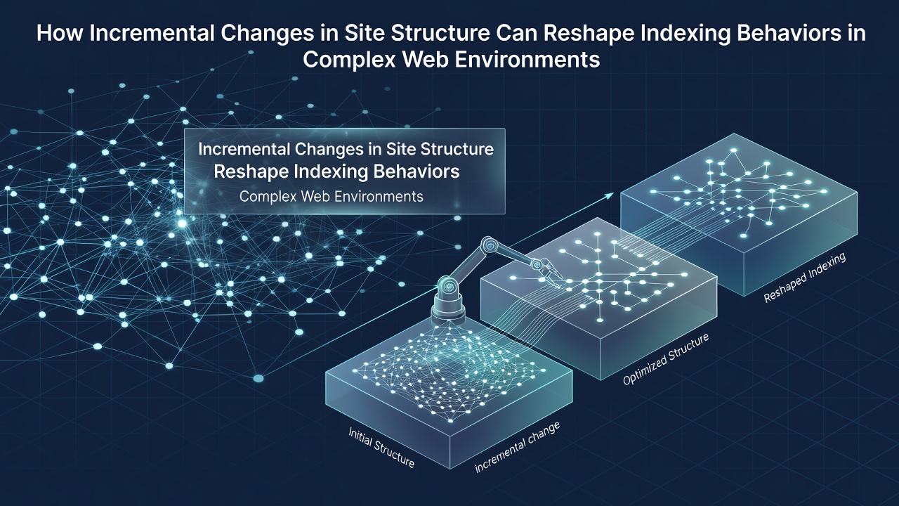How Incremental Changes in Site Structure Can Reshape Indexing Behaviors in Complex Web Environments